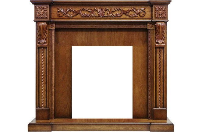 Каминокомплект Neapol - Дуб антик с очагом Danville Chrome FB2 в Ижевске