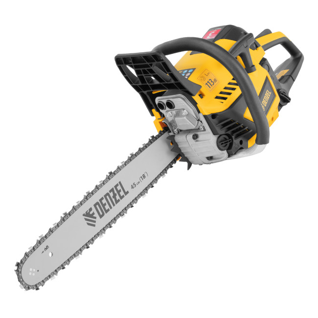 Пила цепная бензиновая DS-5218, шина 45 см, 52 см3, 3 л.с, шаг 0,325, паз 1,5 мм, 72 звена Denzel в Ижевске