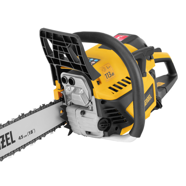 Пила цепная бензиновая DS-5218, шина 45 см, 52 см3, 3 л.с, шаг 0,325, паз 1,5 мм, 72 звена Denzel в Ижевске