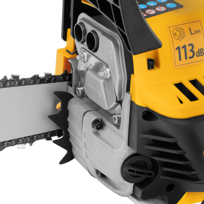 Пила цепная бензиновая DS-5218, шина 45 см, 52 см3, 3 л.с, шаг 0,325, паз 1,5 мм, 72 звена Denzel в Ижевске