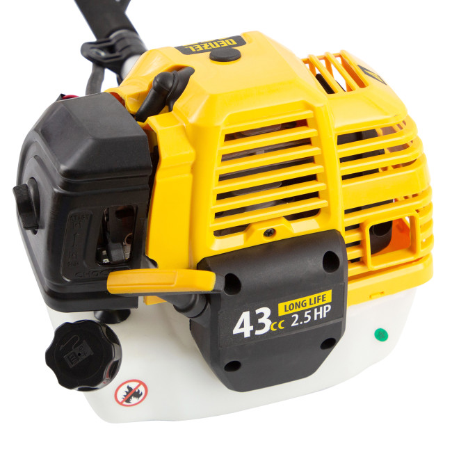 Триммер бензиновый DT 43, 43 см3, 2.5 л. с, неразъемная штанга, состоит из 2 частей Denzel в Ижевске