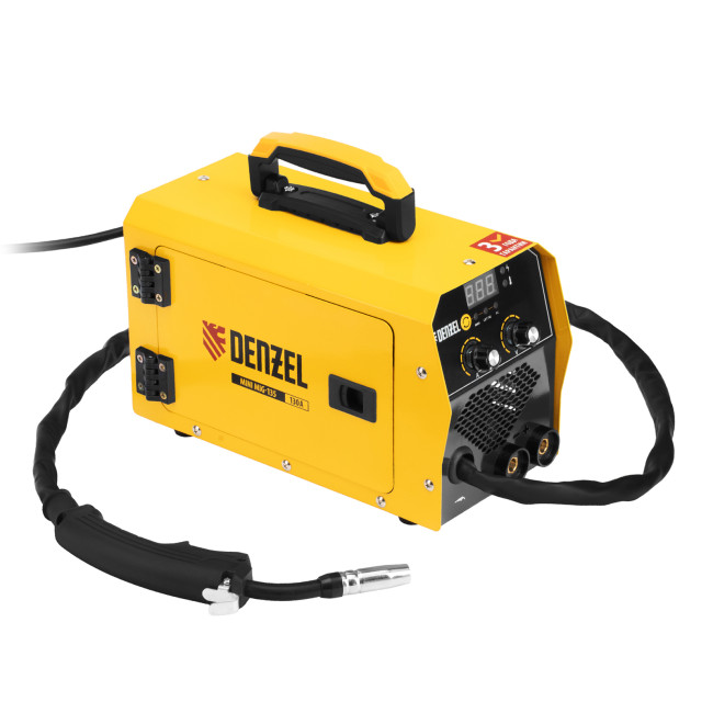 Аппарат инвертор. полуавтомат. сварки Mini MIG-135, 130 А, ПВ 60%// Denzel в Ижевске Аппарат инвертор. полуавтомат. сварки Mini MIG-135, 130 А, ПВ 60%// Denzel в Ижевске