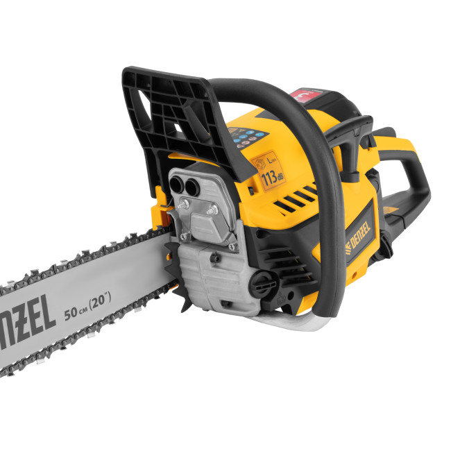 Пила цепная бензиновая DS-5820, шина 50 см, 58 см3, 3.6 л.с, шаг 0,325, паз 1,5 мм, 76 звеньев Denzel в Ижевске