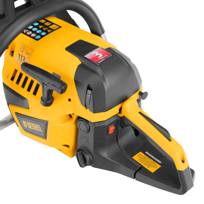 Пила цепная бензиновая DS-5820, шина 50 см, 58 см3, 3.6 л.с, шаг 0,325, паз 1,5 мм, 76 звеньев Denzel в Ижевске