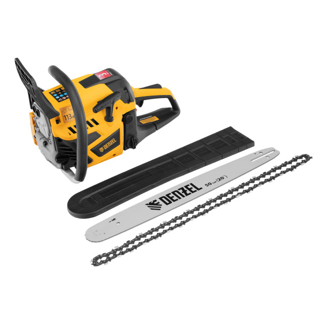 Пила цепная бензиновая DS-5820, шина 50 см, 58 см3, 3.6 л.с, шаг 0,325, паз 1,5 мм, 76 звеньев Denzel в Ижевске