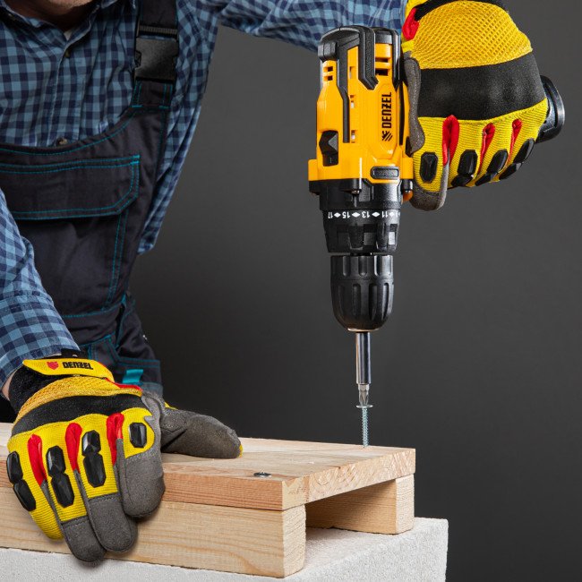 Дрель-шуруповерт аккумуляторная CDL-12CB, Li-Ion, 12 В, 1 акк. Denzel в Ижевске