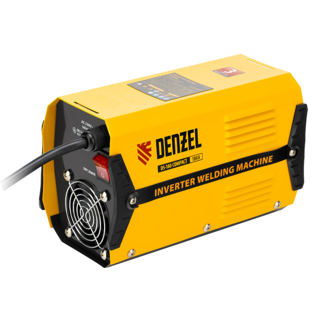 Аппарат инверторный дуговой сварки DS-180 Compact, 180 А, ПВ 70%, диаметр электрода 1.6-4 мм Denzel в Ижевске Аппарат инверторный дуговой сварки DS-180 Compact, 180 А, ПВ 70%, диаметр электрода 1.6-4 мм Denzel в Ижевске