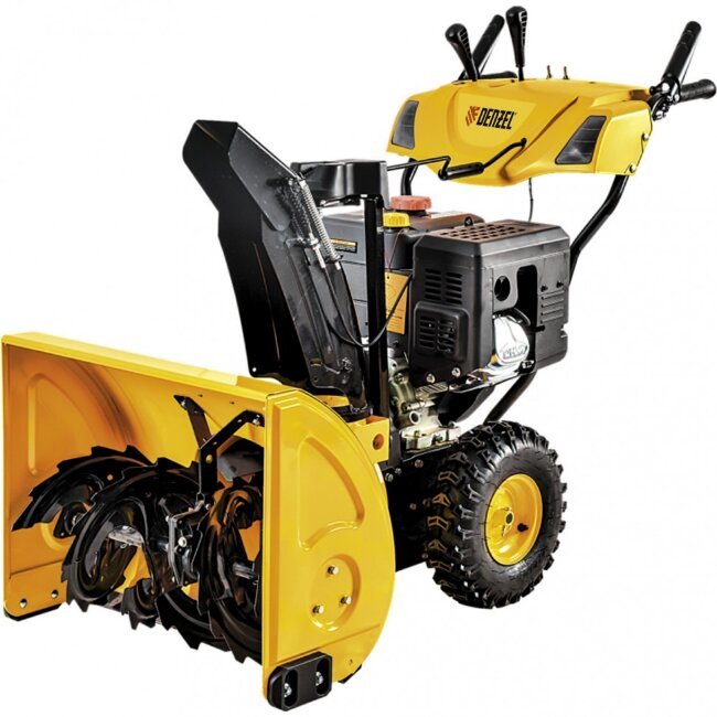 Бензиновая снегоуборочная машина SB 1100 E, 11 л.с, Loncin, с электростартером, фара, обогрев Denzel в Ижевске