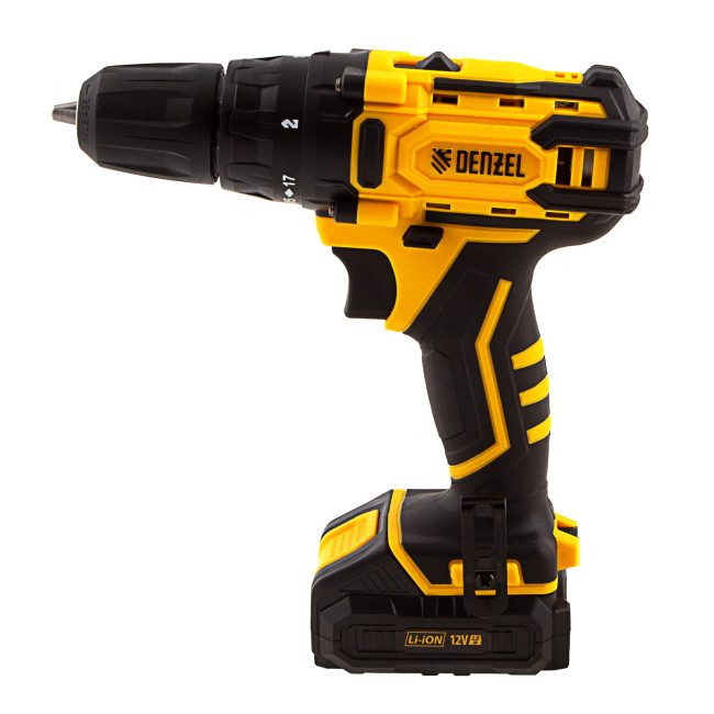 Дрель-шуруповерт аккумуляторная CDL-12-01CB, Li-Ion, 12 В, 1 акк. Denzel в Ижевске Дрель-шуруповерт аккумуляторная CDL-12-01CB, Li-Ion, 12 В, 1 акк. Denzel в Ижевске