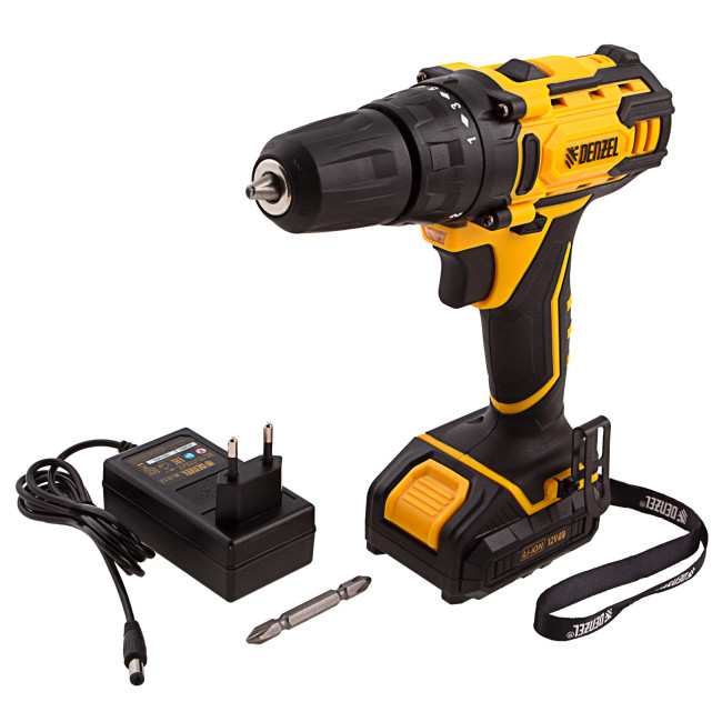 Дрель-шуруповерт аккумуляторная CDL-12-01CB, Li-Ion, 12 В, 1 акк. Denzel в Ижевске Дрель-шуруповерт аккумуляторная CDL-12-01CB, Li-Ion, 12 В, 1 акк. Denzel в Ижевске