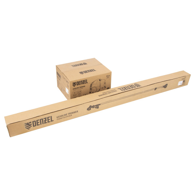 Триммер бензиновый DT 52, 52 см3, 3 л. с, неразъемная штанга, состоит из 2 частей Denzel в Ижевске