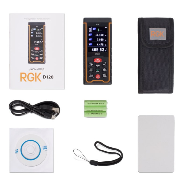 Лазерный дальномер с видоискателем RGK D120 в Ижевске