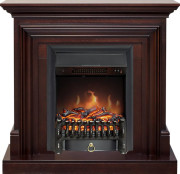 Каминокомплект Bradford - Темный дуб с очагом Fobos FX Black