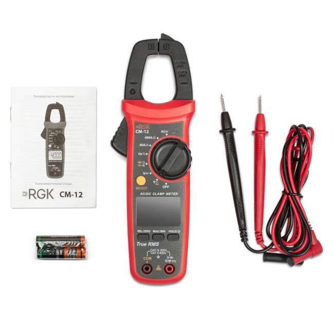 Токовые клещи RGK CM-12 с поверкой в Ижевске
