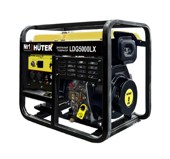 Электрогенератор дизельный LDG 5000LX Huter в Ижевске