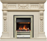 Каминокомплект Corsica - Слоновая кость с патиной (Ширина 1100) с очагом Cavendish Каминокомплект Corsica - Слоновая кость с патиной (Ширина 1100) с очагом Cavendish