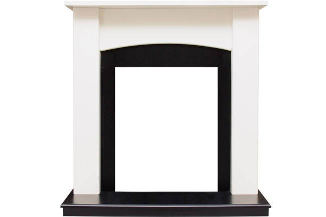 Каминокомплект Baltimore - Слоновая кость, черный с очагом Chesford в Ижевске