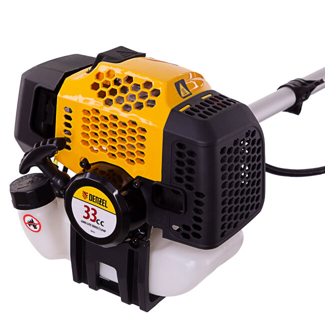 Триммер бензиновый DGT 330S, 33 см3, 1.8 л. с, разъемная штанга, состоит из 2 частей Denzel в Ижевске Триммер бензиновый DGT 330S, 33 см3, 1.8 л. с, разъемная штанга, состоит из 2 частей Denzel в Ижевске