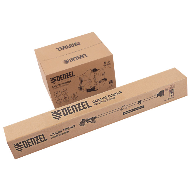 Триммер бензиновый DGT 330S, 33 см3, 1.8 л. с, разъемная штанга, состоит из 2 частей Denzel в Ижевске Триммер бензиновый DGT 330S, 33 см3, 1.8 л. с, разъемная штанга, состоит из 2 частей Denzel в Ижевске