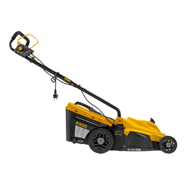 Газонокосилка электрическая GM-1300, 1300 Вт, шир. 32 см, 5 уров., травосб. 35 л Denzel в Ижевске Газонокосилка электрическая GM-1300, 1300 Вт, шир. 32 см, 5 уров., травосб. 35 л Denzel в Ижевске