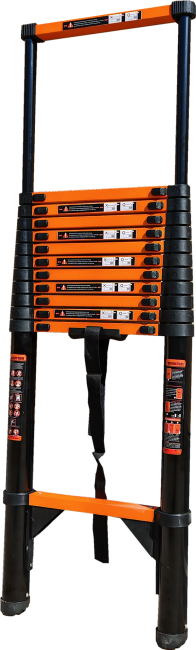 Лестница телескопическая 4,3 м ТАЛМЕТ/TALMET TM-1043С (углеродистая сталь) в Ижевске Лестница телескопическая 4,3 м ТАЛМЕТ/TALMET TM-1043С (углеродистая сталь) в Ижевске