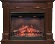 Каминокомплект Boston - Темный дуб с очагом Symphony 26'' DF2608-INT