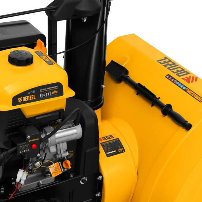 Бензиновая снегоуборочная машина SBL 711D PRO, 302cc, эл.старт, фара, обогрев, блок. дифф. Denzel в Ижевске Бензиновая снегоуборочная машина SBL 711D PRO, 302cc, эл.старт, фара, обогрев, блок. дифф. Denzel в Ижевске