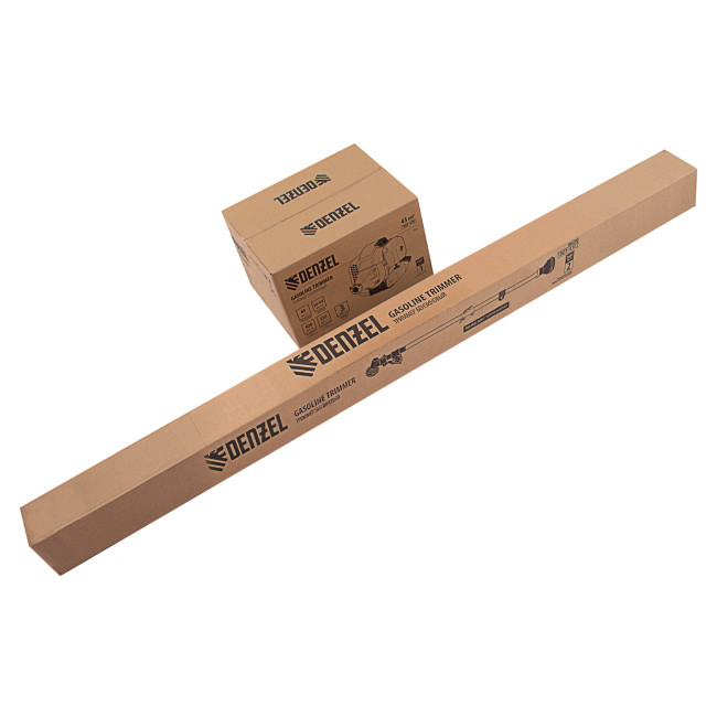 Триммер бензиновый DGT 430, 43 см3, 2.5 л. с, неразъемная штанга, состоит из 2 частей Denzel в Ижевске