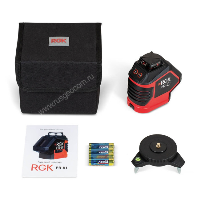 Лазерный уровень RGK PR-81 с калибровкой в Ижевске