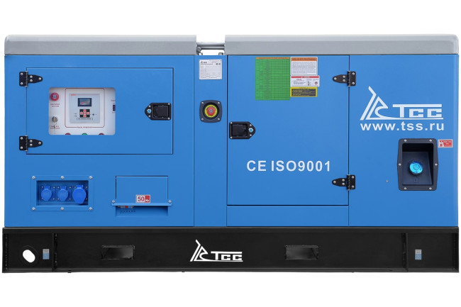 Дизельный генератор ТСС АД-24С-Т400-1РКМ11 в шумозащитном кожухе в Ижевске