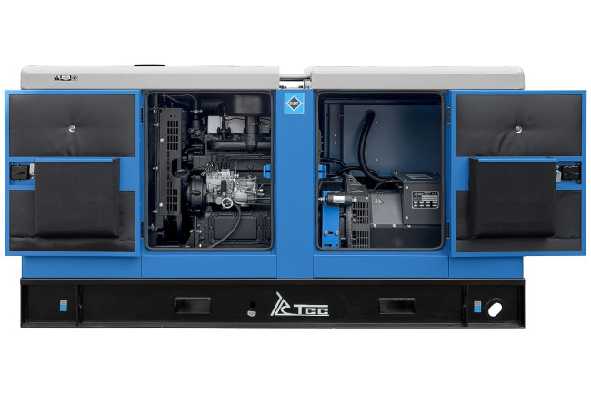 Дизельный генератор ТСС АД-24С-Т400-1РКМ11 в шумозащитном кожухе в Ижевске