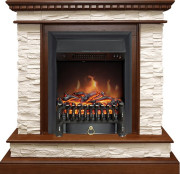 Каминокомплект Calgary - Дуб / Сланец бежевый с очагом Fobos FX Black Каминокомплект Calgary - Дуб / Сланец бежевый с очагом Fobos FX Black