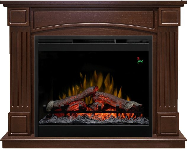 Каминокомплект Boston - Темный дуб с очагом Symphony 26'' DF2624L-INT в Ижевске