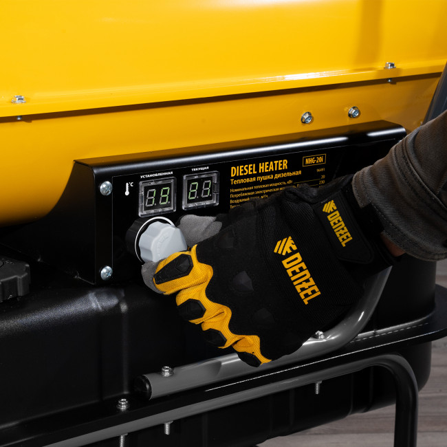 Дизельная тепловая пушка NHG-20i, 20 кВт, 600 м3/ч, непрямой нагрев, цифровой термостат Denzel в Ижевске Дизельная тепловая пушка NHG-20i, 20 кВт, 600 м3/ч, непрямой нагрев, цифровой термостат Denzel в Ижевске