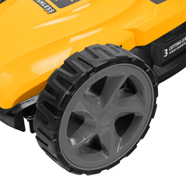 Портативная аккумуляторная газонокосилка CLM-22, Li-ion, 20В, 220 мм // Denzel в Ижевске Портативная аккумуляторная газонокосилка CLM-22, Li-ion, 20В, 220 мм // Denzel в Ижевске