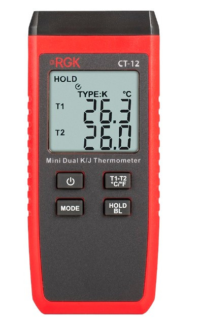 Термометр RGK CT-12 с 2-мя погружными зондами температуры TR-10W в Ижевске
