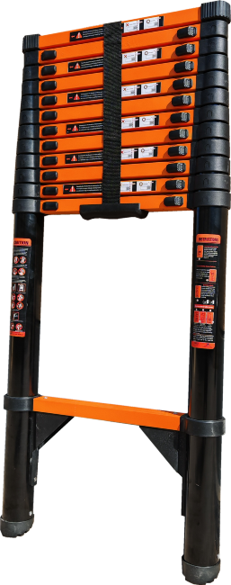 Лестница телескопическая 6,3 м ТАЛМЕТ/TALMET TM-1063С (углеродистая сталь) в Ижевске