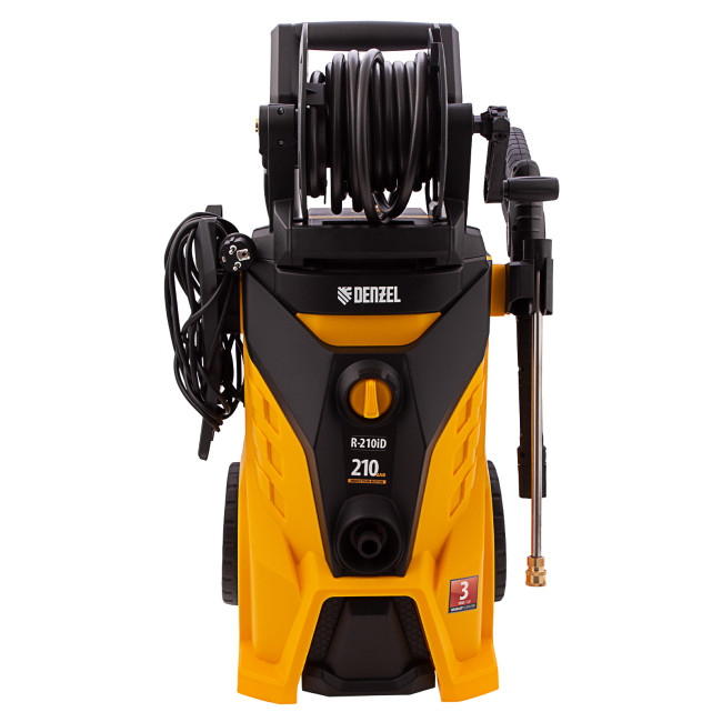 Моечная машина высокого давления R-210iD, 2600 Вт, 210 бар, 8.0 л/мин, асинхронный двигатель, барабан Denzel в Ижевске Моечная машина высокого давления R-210iD, 2600 Вт, 210 бар, 8.0 л/мин, асинхронный двигатель, барабан Denzel в Ижевске
