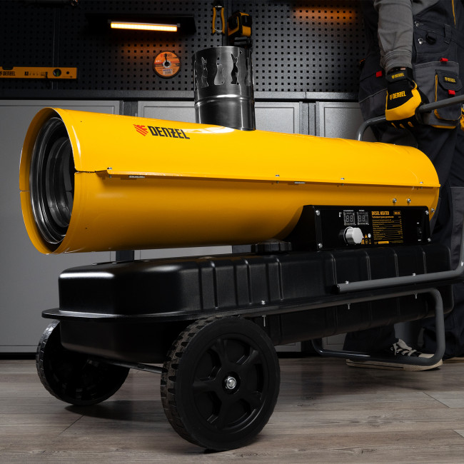 Дизельная тепловая пушка NHG-30i, 30 кВт, 750 м3/ч, непрямой нагрев, цифровой термостат Denzel в Ижевске Дизельная тепловая пушка NHG-30i, 30 кВт, 750 м3/ч, непрямой нагрев, цифровой термостат Denzel в Ижевске