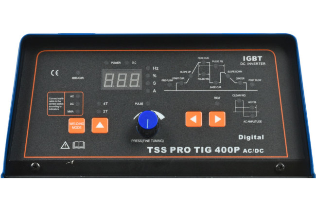 Аппарат TIG сварки алюминия TSS PRO TIG 400P AC/DC Digital в Ижевске Аппарат TIG сварки алюминия TSS PRO TIG 400P AC/DC Digital в Ижевске