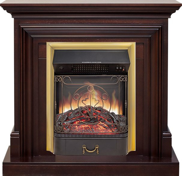 Каминокомплект Bradford - Темный дуб с очагом Majestic FX M Brass в Ижевске