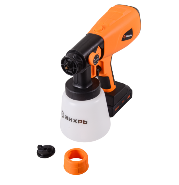 Краскопульт аккумуляторный АКП-20Li Вихрь (в комплекте 1 АКБ и ЗУ) в Ижевске Краскопульт аккумуляторный АКП-20Li Вихрь (в комплекте 1 АКБ и ЗУ) в Ижевске