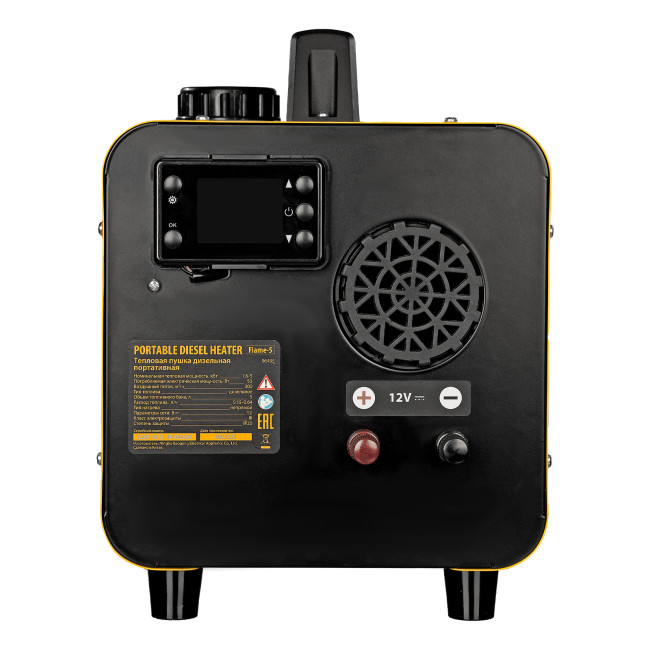 Дизельная тепловая портативная пушка Flame-5, 5кВт, 300м3/ч, непр.наг., циф. терм. Denzel в Ижевске Дизельная тепловая портативная пушка Flame-5, 5кВт, 300м3/ч, непр.наг., циф. терм. Denzel в Ижевске