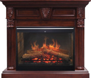 Каминокомплект Sheffield - Темная вишня с очагом Symphony 30'' DF3020-INT