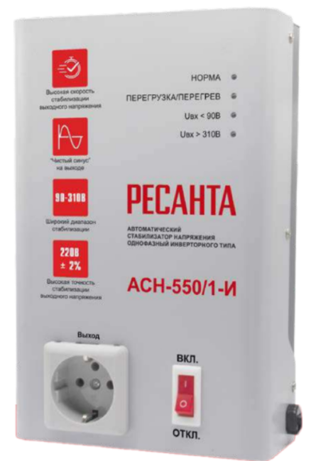 Стабилизатор АСН-550/1-И Ресанта в Ижевске