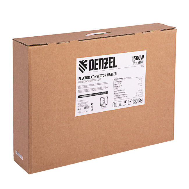 Конвектор электрический XCE-1500, 230 В, 1500 Вт, X-образный нагреватель Denzel в Ижевске Конвектор электрический XCE-1500, 230 В, 1500 Вт, X-образный нагреватель Denzel в Ижевске