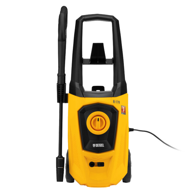 Моечная машина высокого давления R-170, 2000 Вт, 170 бар, 360 л/ч, колесная Denzel в Ижевске Моечная машина высокого давления R-170, 2000 Вт, 170 бар, 360 л/ч, колесная Denzel в Ижевске