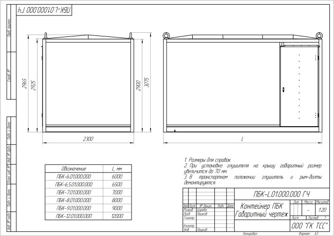 Контейнер Север ПБК-6,5В базовая комплектация в Ижевске