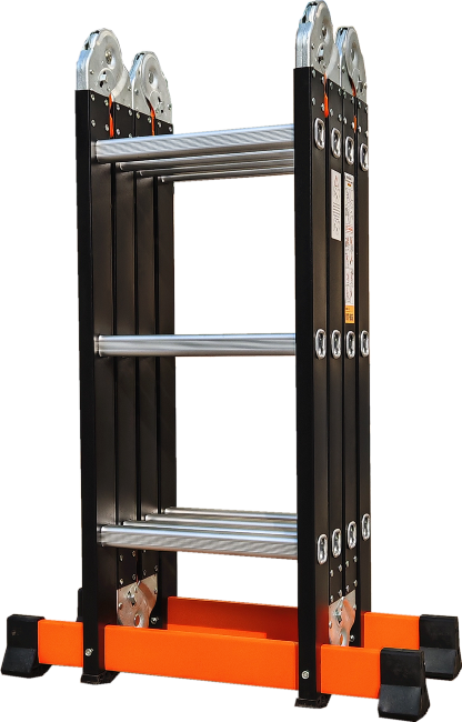 Лестница трансформер стальная, алюминиевые ступени 4x5 ТАЛМЕТ/TALMET TM-505С в Ижевске