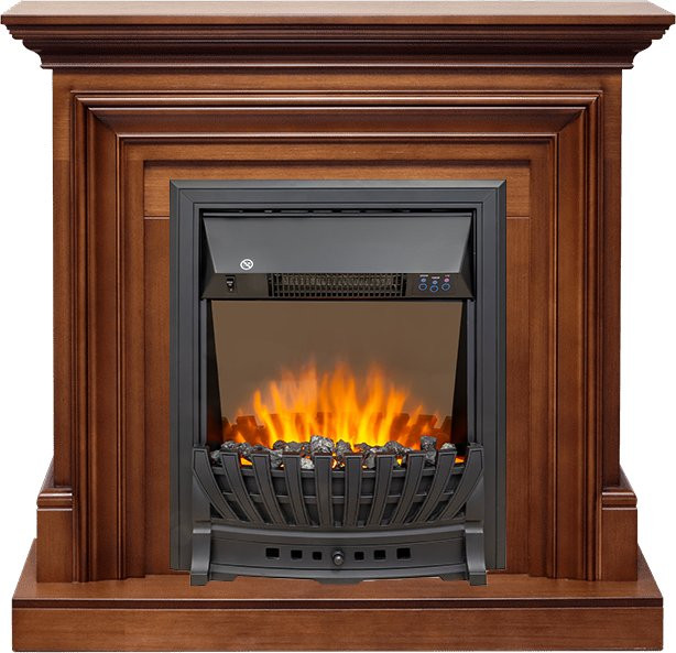 Каминокомплект Bradford - Орех с очагом Aspen Black в Ижевске